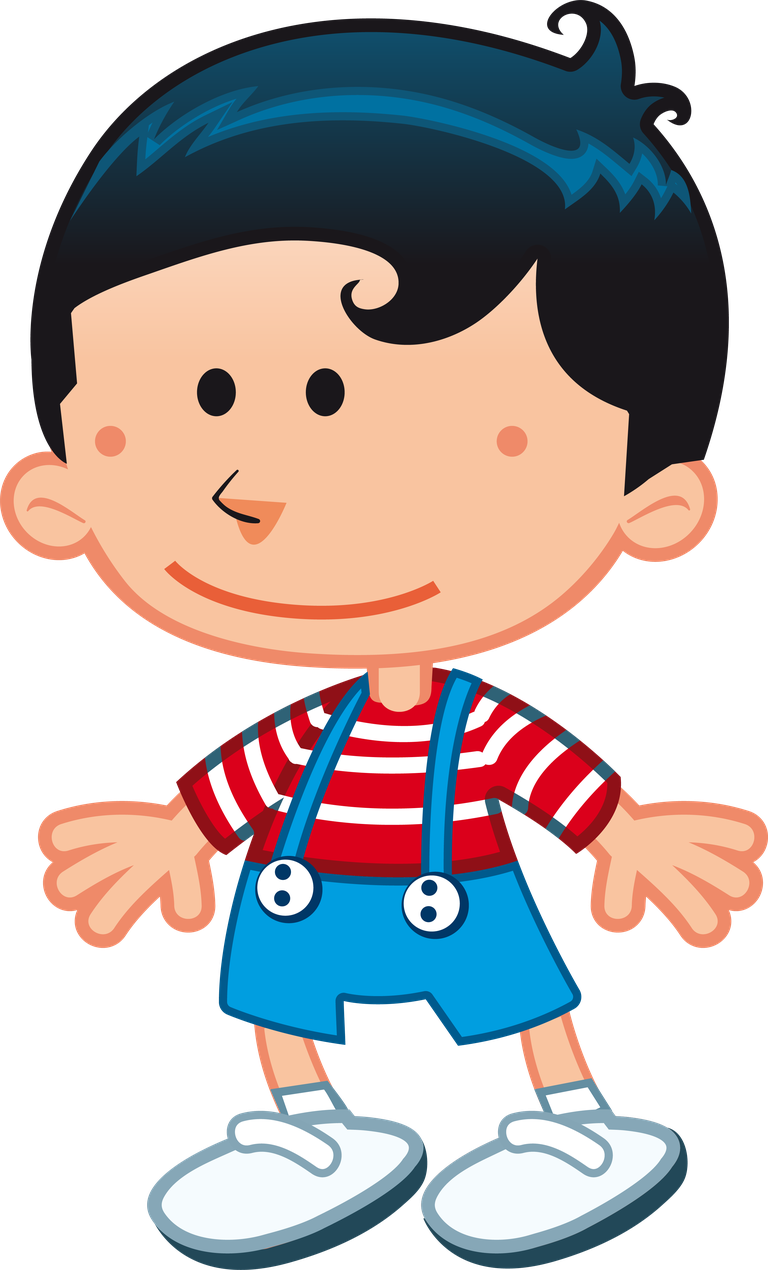 cartoon people cute characters in playful outfits for kids' educational materials