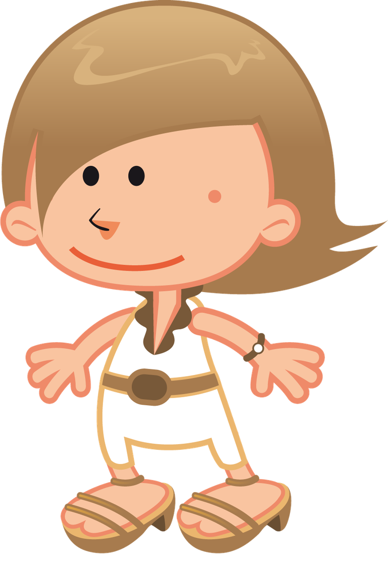 cartoon people cute characters in playful outfits for storytelling and educational use