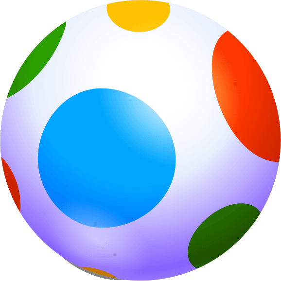 cartoon pool party object collection featuring colorful beach balls and fun summer elements