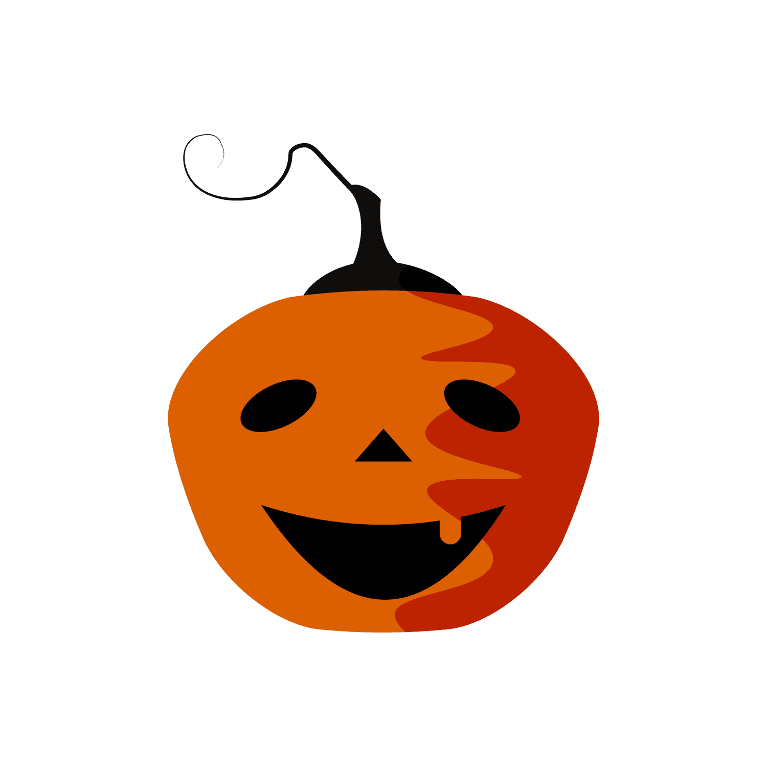 cartoon style halloween elements icon