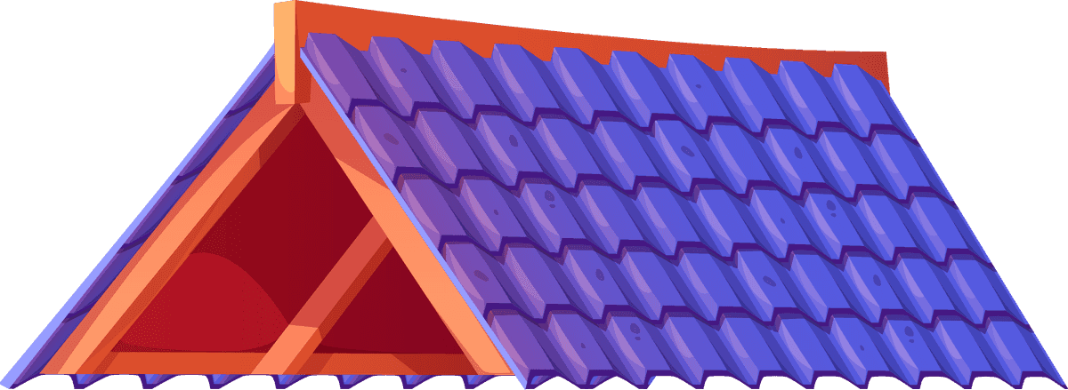 cartoon style roof top design