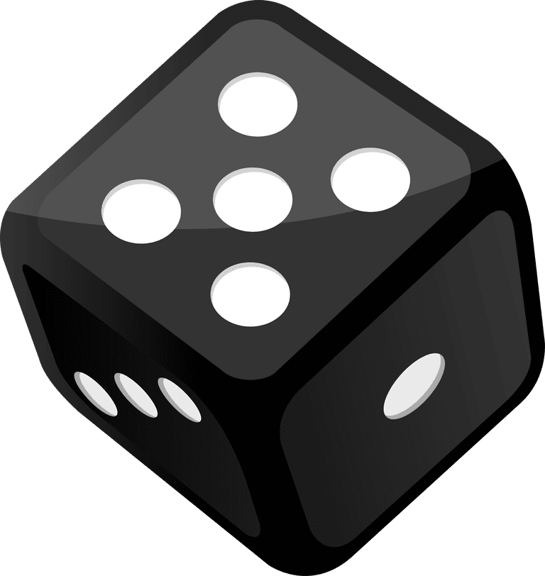 casino dice design illustration isolated on white background