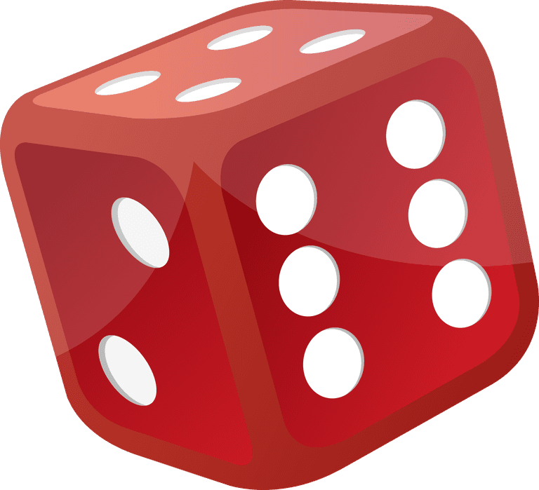 casino dice design illustration isolated on white background