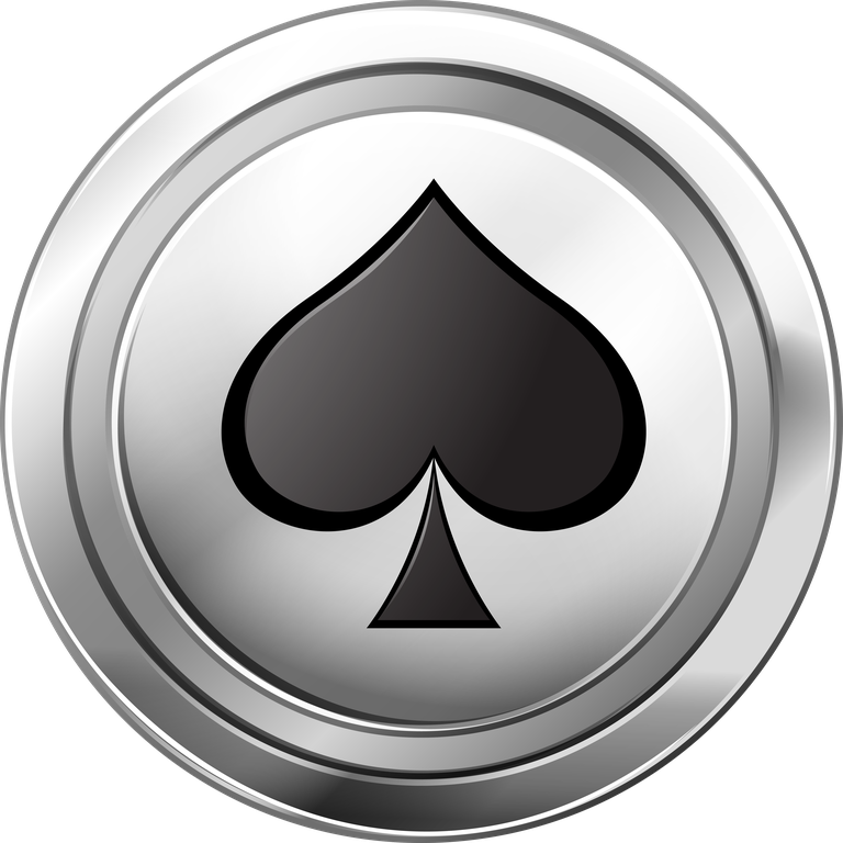 casino with tokens and cards illustration