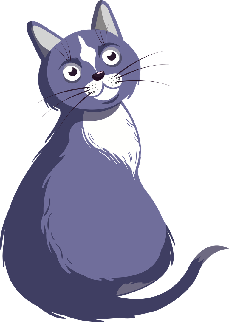 cat pet icons cute colored cartoon 