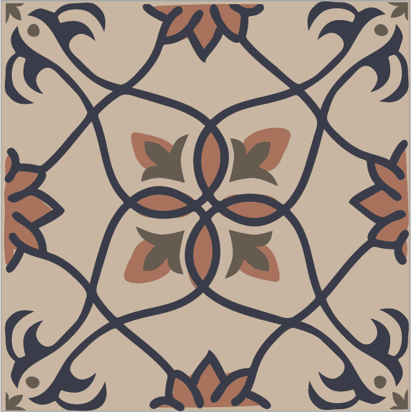 ceramic tile pattern templates elegant classical symmetry