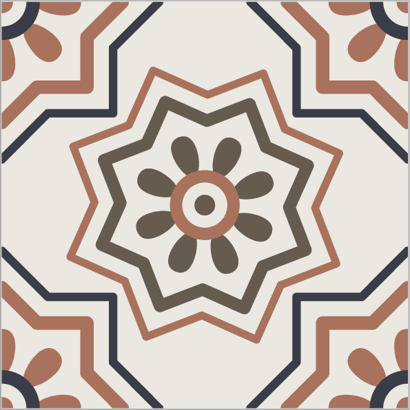 ceramic tile pattern templates elegant classical symmetry