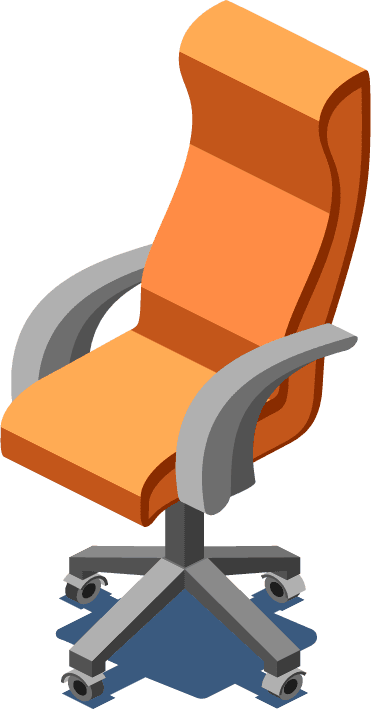 chair armchair isometric chair interior business home illustration