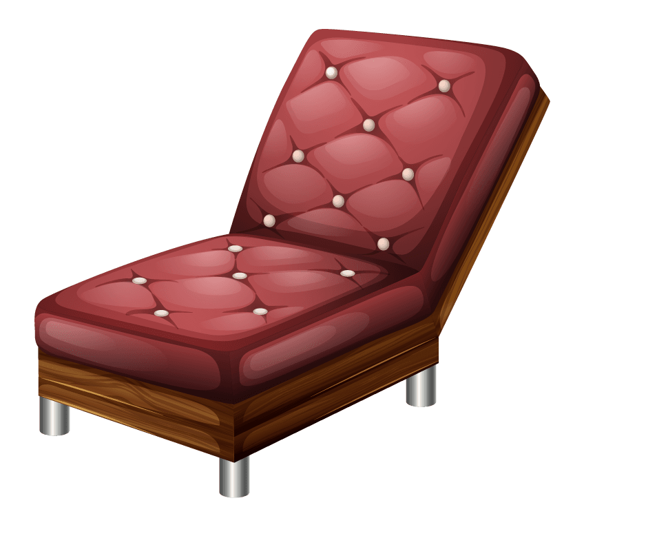 chair different of modern furniture illustration