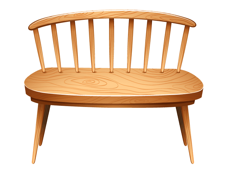 chair different of modern furniture illustration