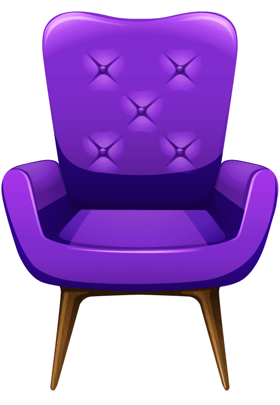 chair different of modern furniture illustration