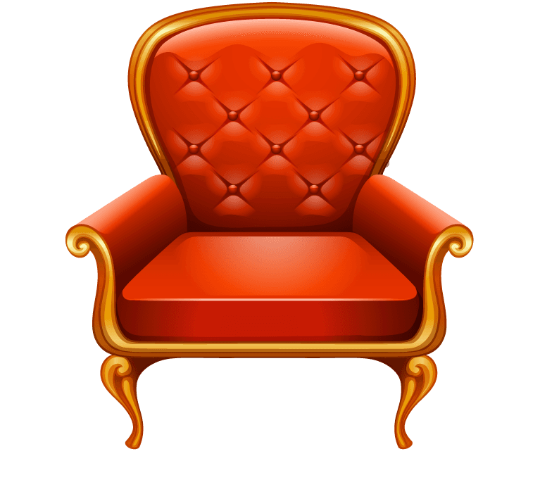 chair different of modern furniture illustration