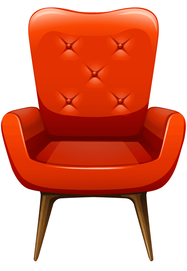 chair different of modern furniture illustration