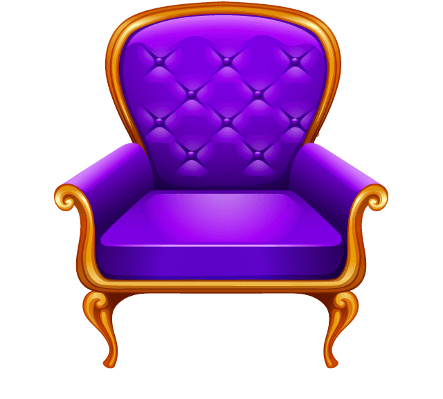 chair different of modern furniture illustration