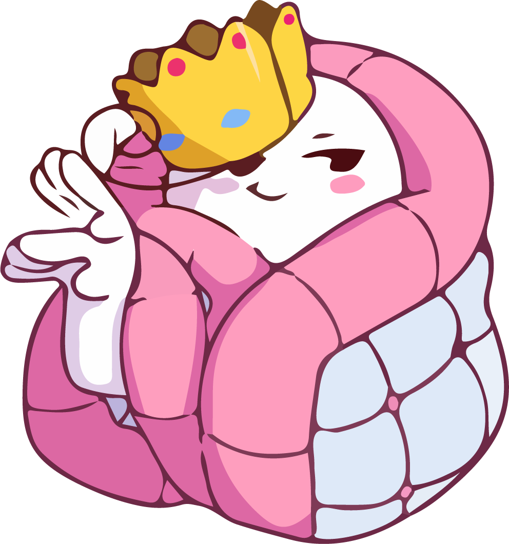 character cute roll blanket funny vector