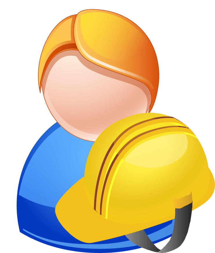 character icon people icons vector for construction workers and safety personnel illustration