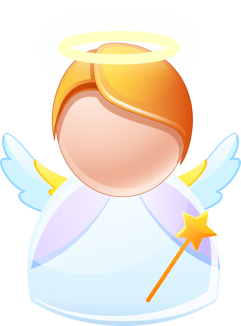 angel character icon people icons vector for spiritual themes in apps and websites