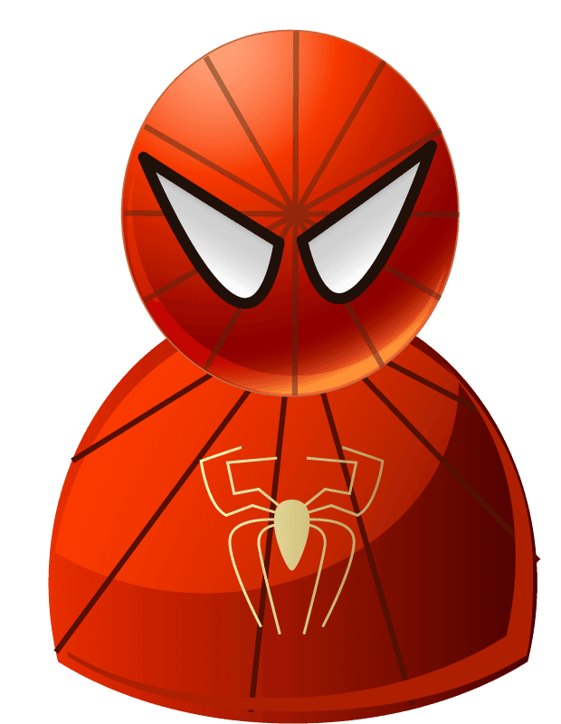 spider character icon people icons vector for fun creative projects and web applications