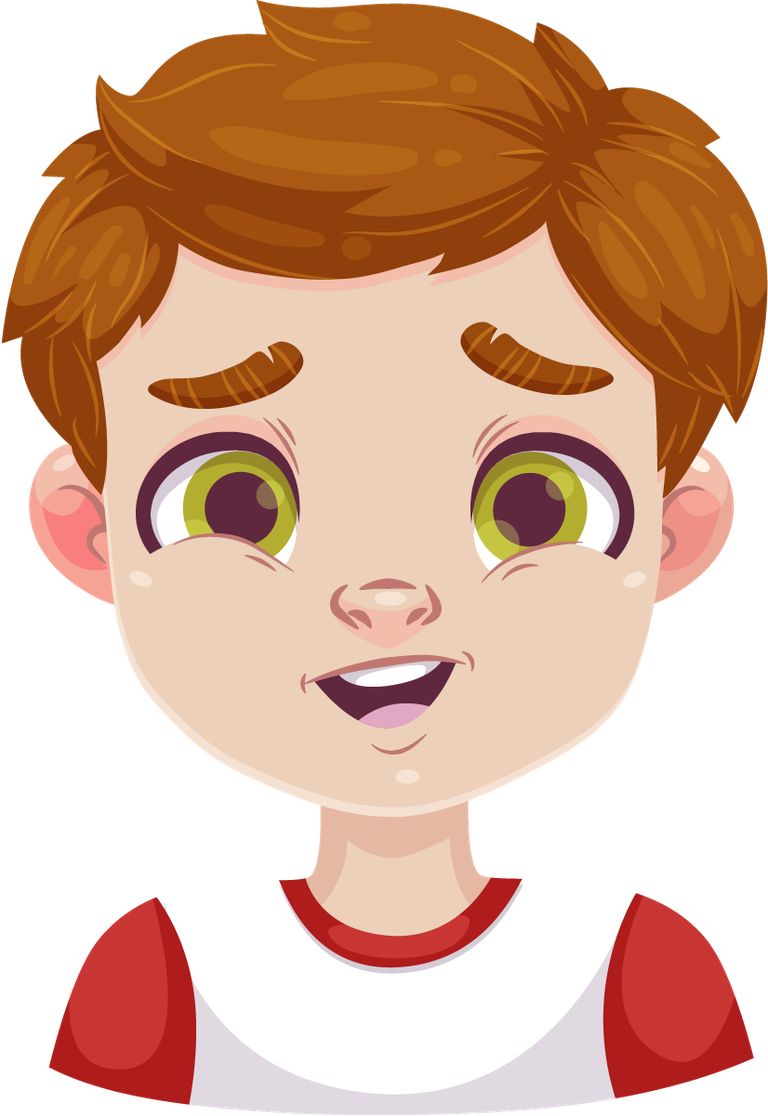 young boy face showing emotion with joyful expression and vibrant colors for creative projects