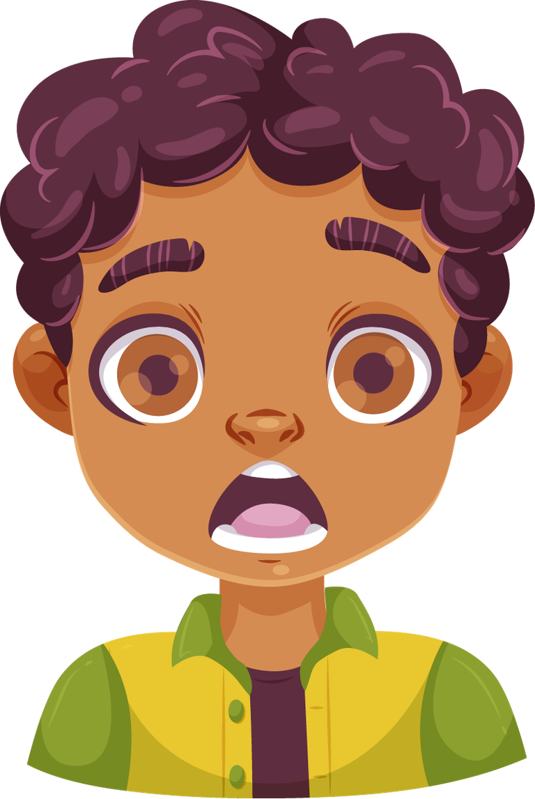 cartoon characters showing different emotions for educational and storytelling purposes