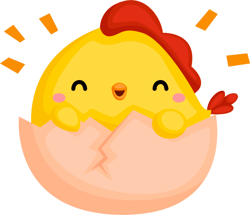 chicks chickens full emotions bursting with joy from eggshells for playful designs