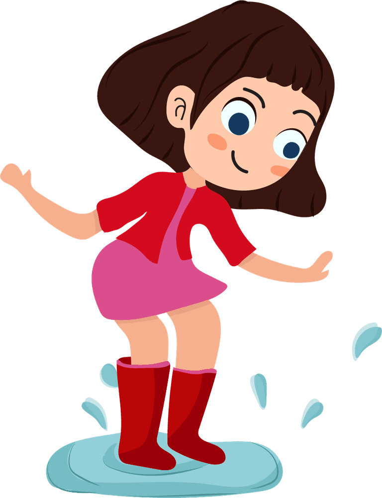 childhood icons cute girls sketch cartoon 