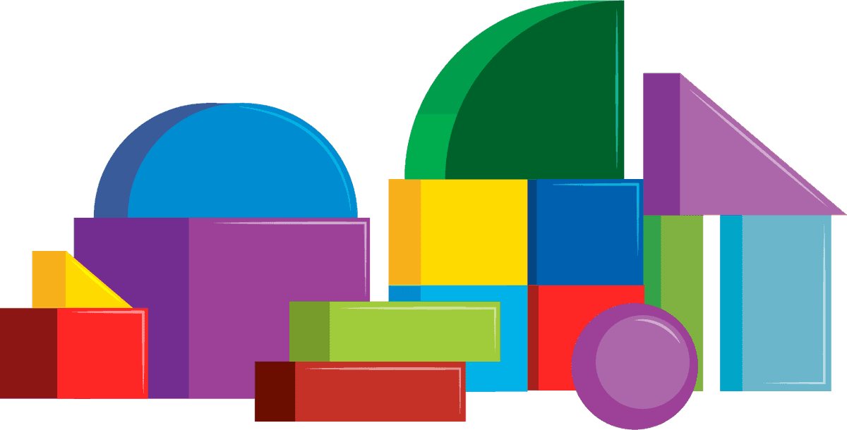 simple children toys design featuring colorful shapes for fun and educational playtime