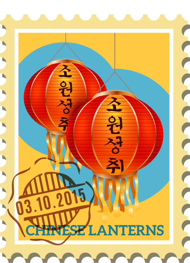 china travel stamps poster