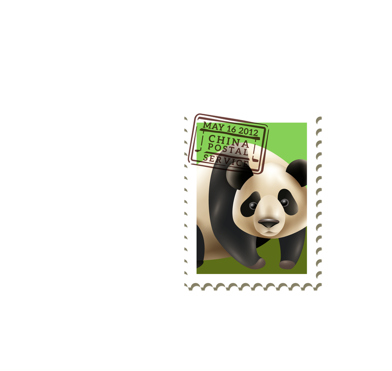 china travel stamps poster featuring adorable panda and vibrant colors to inspire adventure