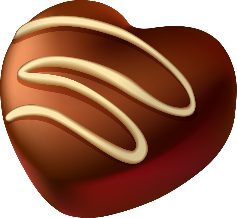 chocolate different desserts art featuring heart-shaped confections for delightful occasions