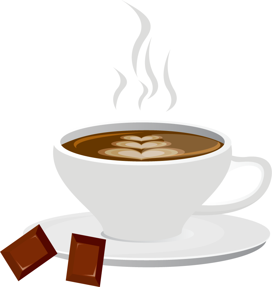 chocolate products icons colored for delicious desserts and beverages enjoyment