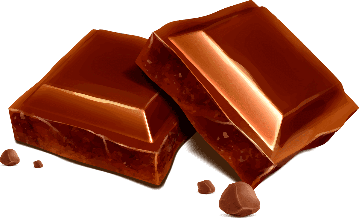 realistic chocolate vector illustration for delicious dessert and bakery promotions