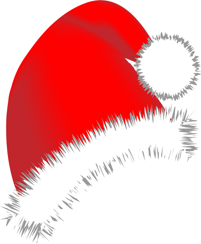 christmas hat plush christmas hats vector