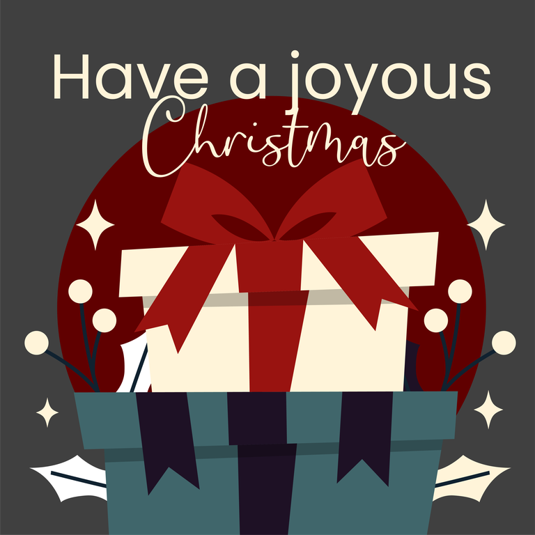 christmas season instagram posts template featuring festive gift design for joyful engagement