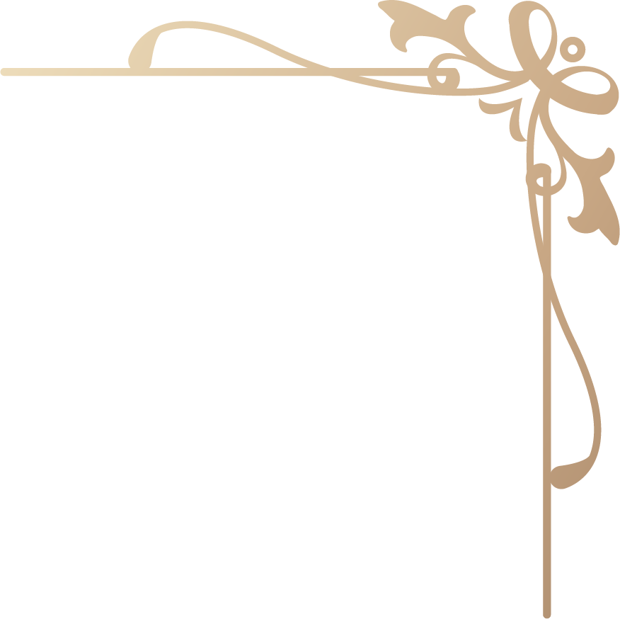 decorative classic golden border with elegant floral motifs for wedding invitations