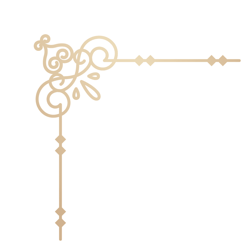 ornate decorative classic golden border for elegant invitations and posters
