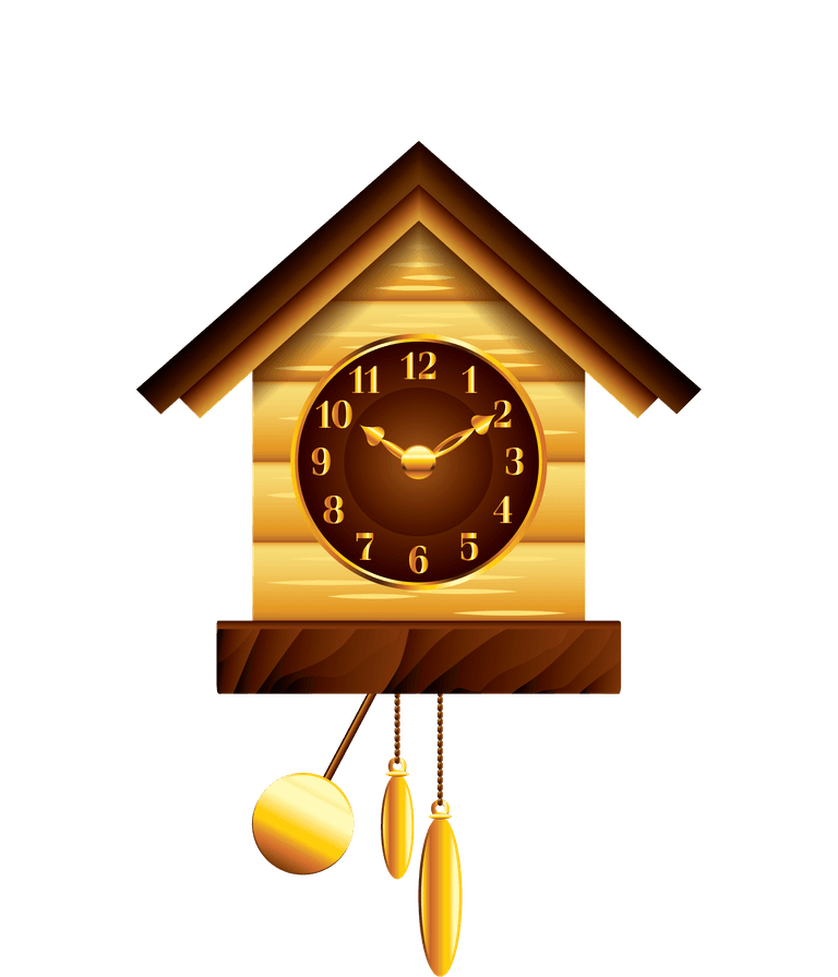 clock realistic clocks and watches icons set