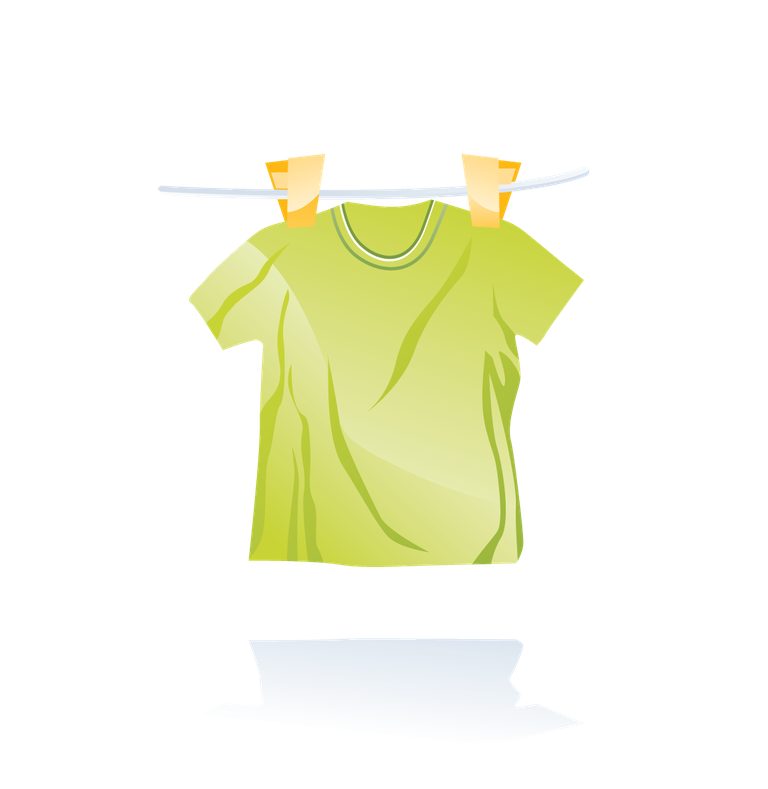 clothesline appliances icons vector for laundry tasks and home organization