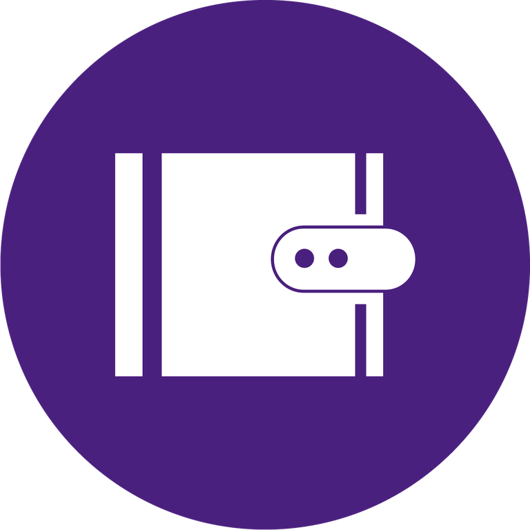 clothing and accessories color icons featuring stylish wallets for modern lifestyles