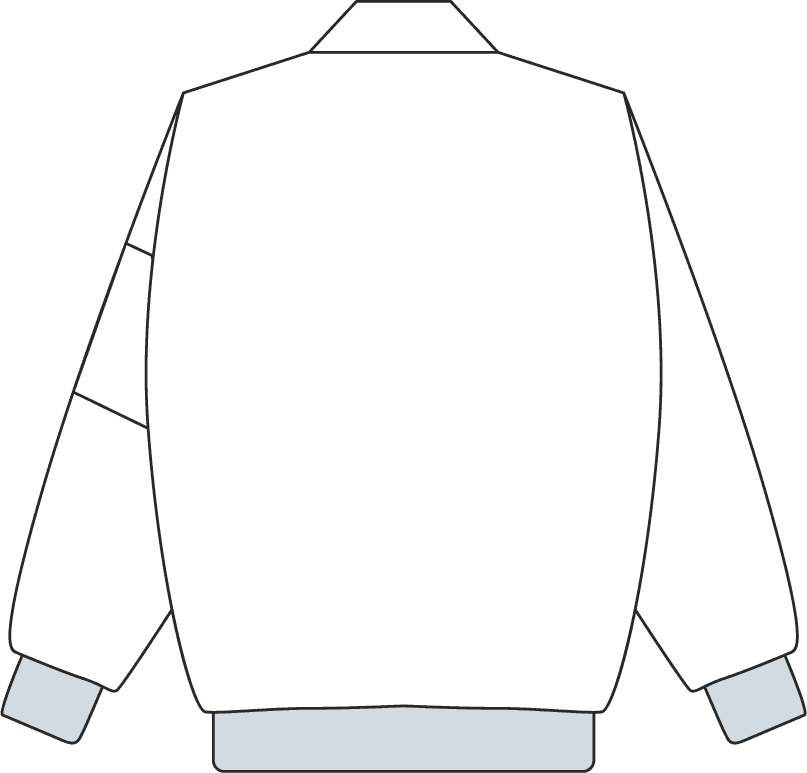 clothing white hoodie jacket template with customizable features for fashion styling