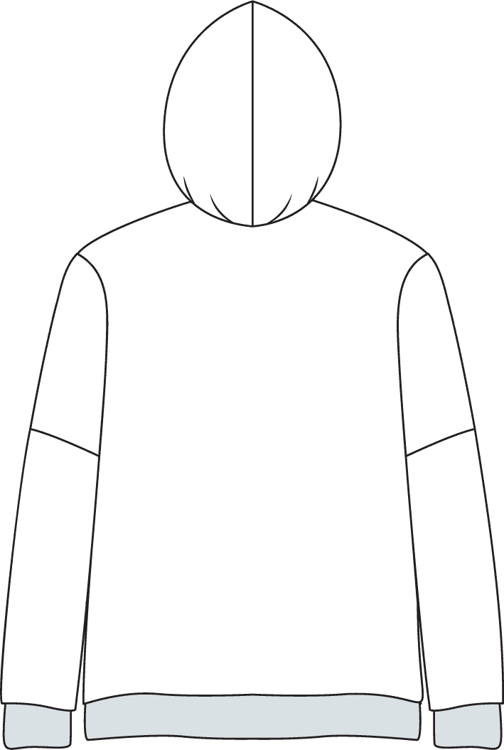 clothing white hoodie jacket template for customizable apparel design and branding