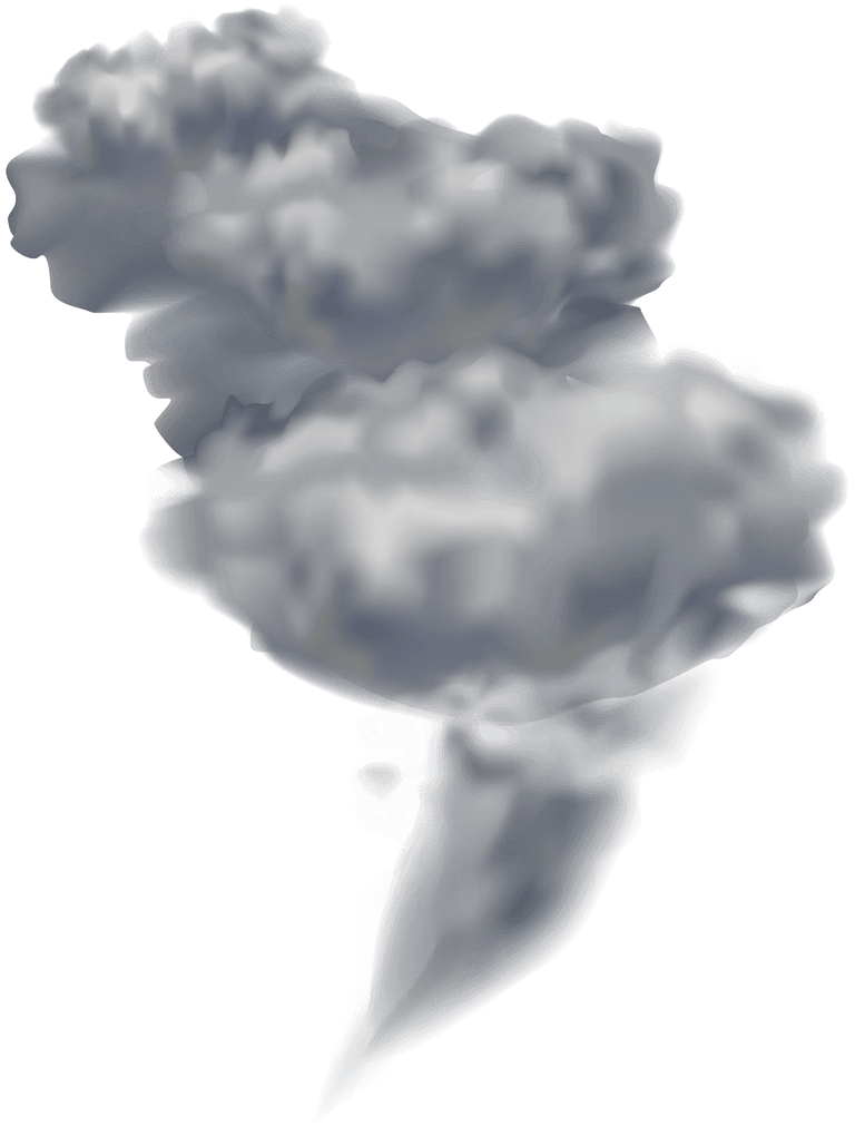 cloud firework explosions shapes set