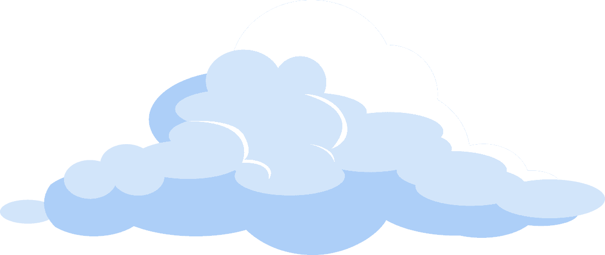 stylish cloud set clouds sky ideal for nature themes and digital projects