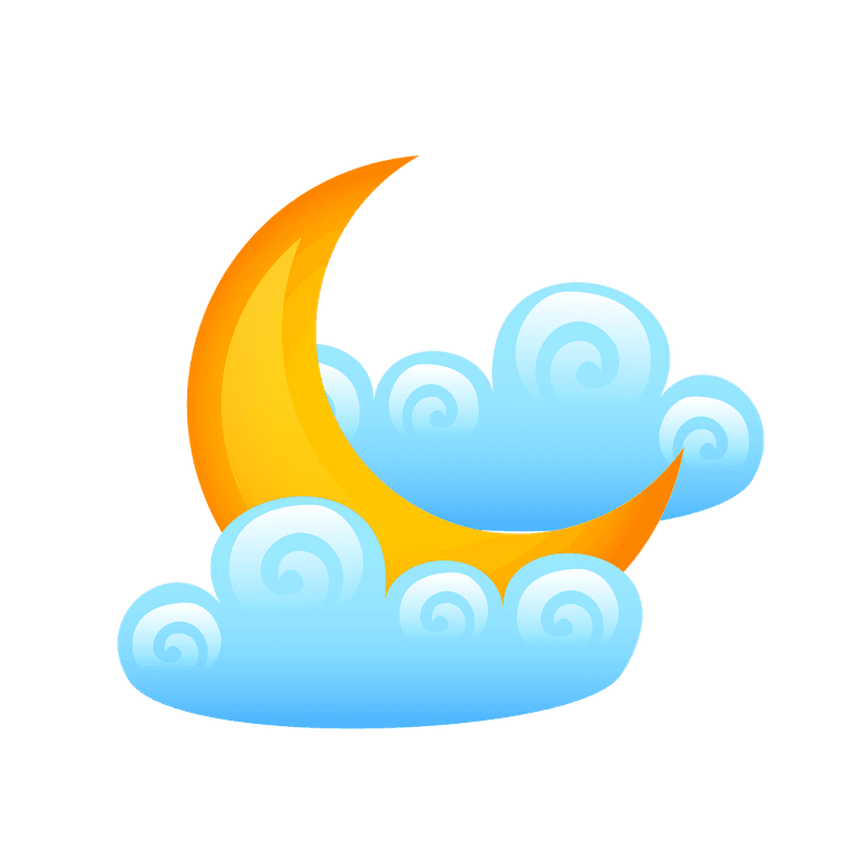 cloudy dark weather weather icon set