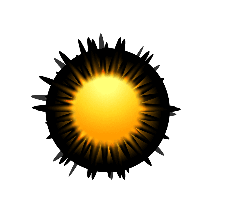 cloudy sun realistic weather icons set