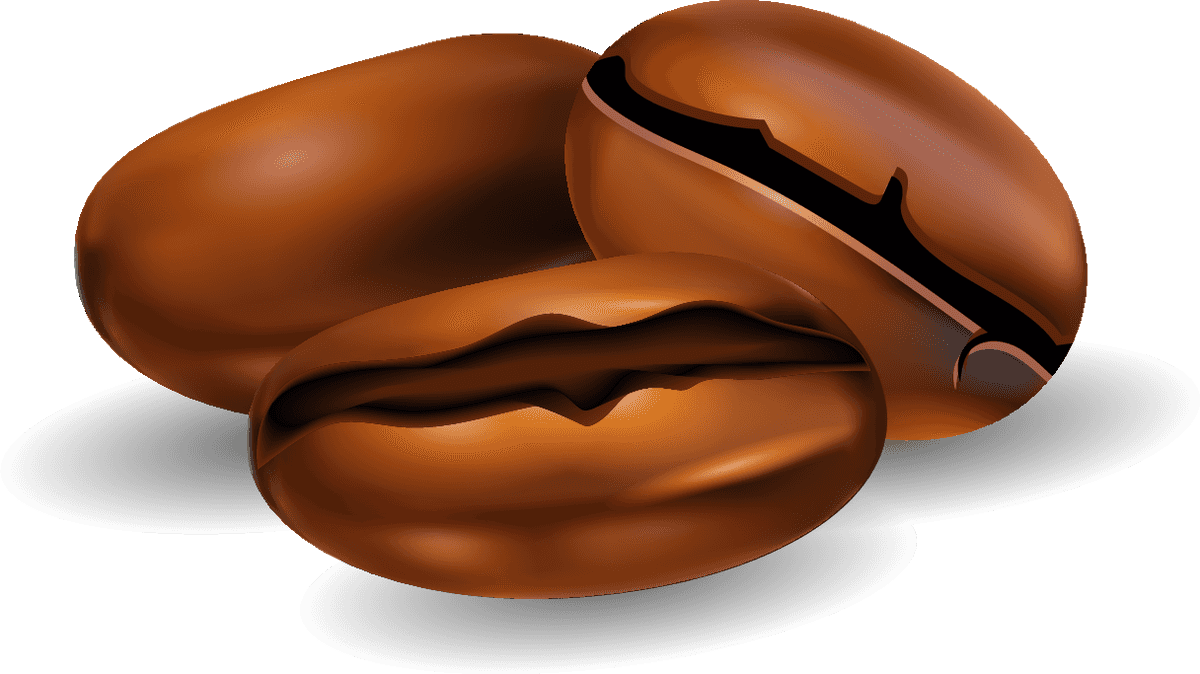 coffee beans realistic ai illustration perfect for coffee shop branding and websites