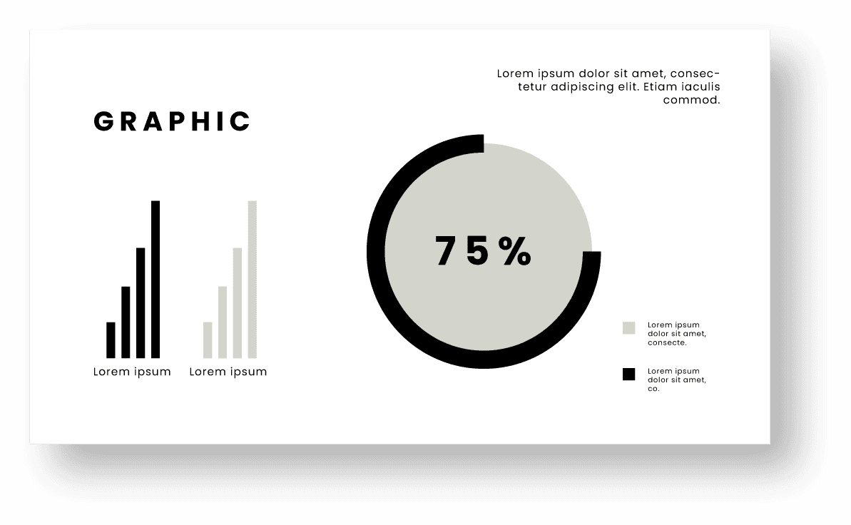 collection cards business presentation featuring modern charts and data visualization elements