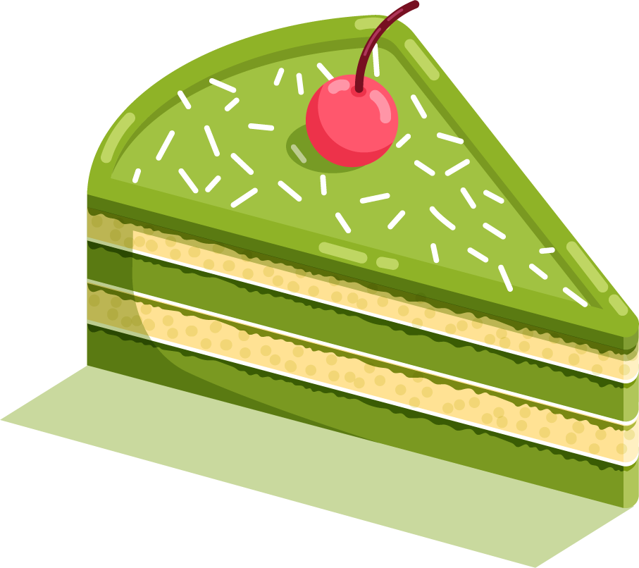 collection different matcha desserts