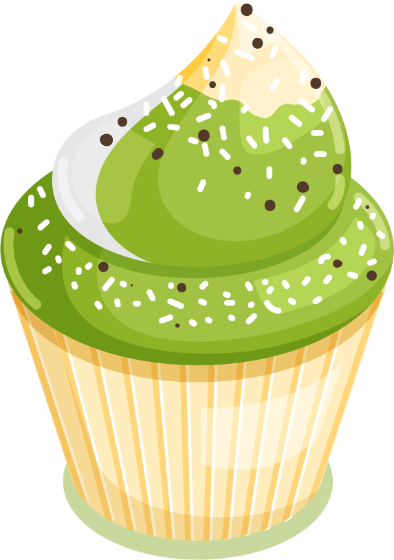 collection different matcha desserts featuring delicious green tea cupcakes and treats