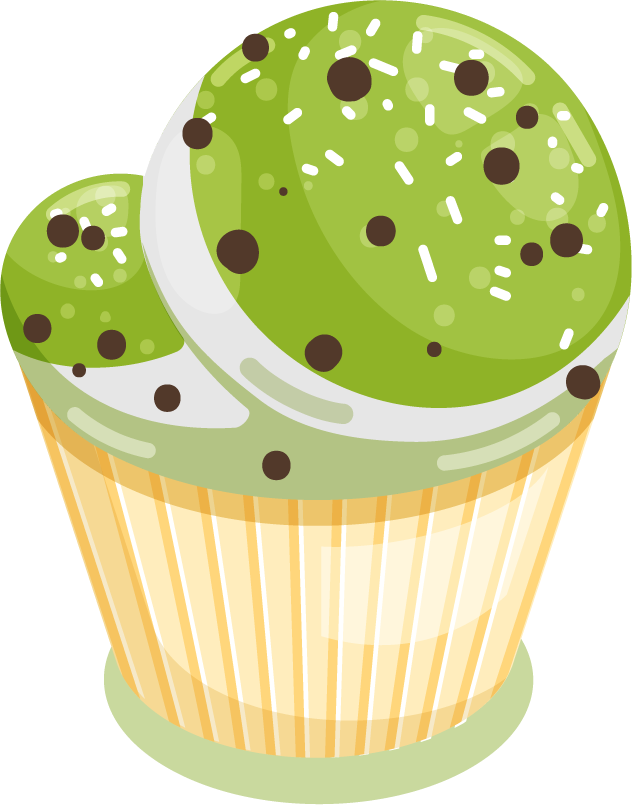 collection different matcha desserts featuring indulgent cupcakes and creamy textures for sweet lovers